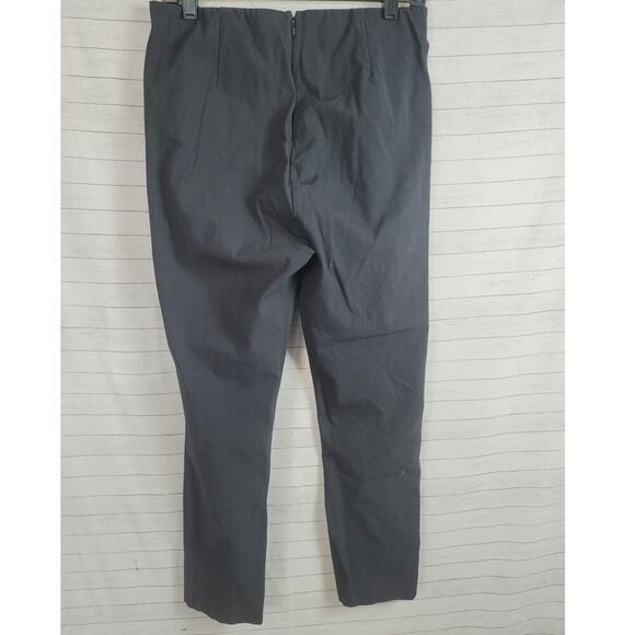 RAG & BONE ELASTIC WAIST SKINNY BLACK PANTS W BACK ZIPPER, SZ 10 - Picture 6 of 13